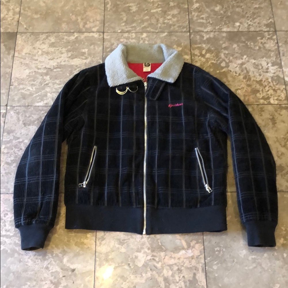 Burton corduroy  jacket with quilted inside. (M)
